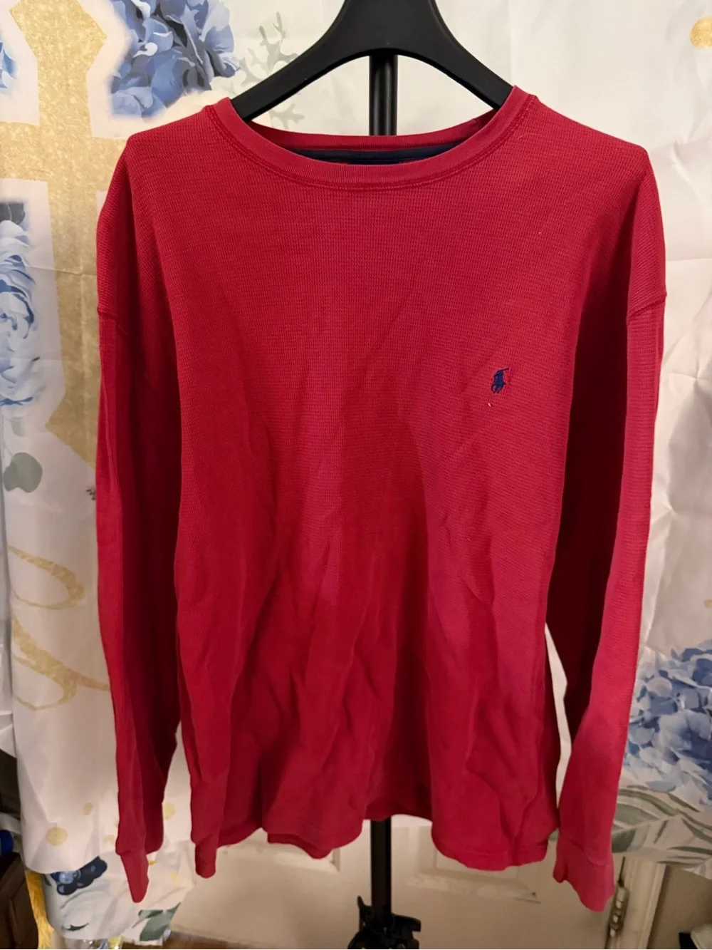 Polo by Ralph Lauren Pink Crew Neck Sleepwear Top